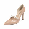 Scarpe eleganti donna 1350 vernice beige