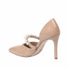 Scarpe eleganti donna 1350 vernice beige