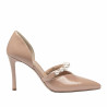 Scarpe eleganti donna 1350 vernice beige