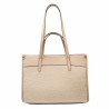 Borsa da spiaggia donna 045g nude+rafia