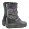 Stivali bambini piccoli 23c nero+viola