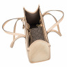 Borsa da spiaggia donna 045g nude+rafia