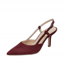 Sandali donna 1344 bordeaux velour