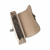 Borsa a tracolla da donna 046g 01 cappuccino+rafia