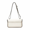 Borsa da donna a tracolla 046g 01 panna + rafia