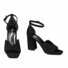 Sandali donna 1346 nero velluto