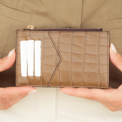 Portafoglio 209g croco marrone lifestyle