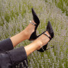 Scarpe eleganti donna 1350 vernice nera lifestyle