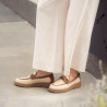 Scarpe casual donna 6092 rafia beige combinato lifestyle