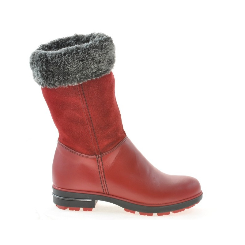Stivali bambino 3202 rosso combinato