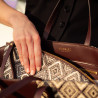 Borsa da spiaggia donna 044g rafia cacao lifestyle
