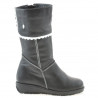 Stivali per bambini piccoli 25c nero+bianco