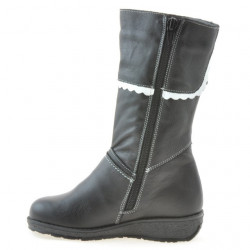 Stivali per bambini piccoli 25c nero+bianco
