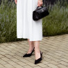 Sandali donna 1343 nero velluto lifestyle