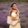 Borsa da spiaggia donna 044g nude+rafia lifestyle