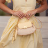 Borsa donna a mano 042g giallo burro+rafia lifestyle