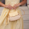 Borsa donna a mano 042g giallo burro+rafia lifestyle