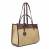 Borsa da donna da spiaggia 045g 01 bordeaux + rafia