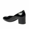 Scarpe eleganti donna 1356 vernice nera