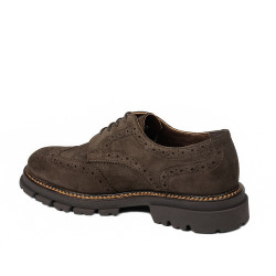 Scarpe casual uomo 989 marrone velluto