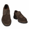 Scarpe casual uomo 989 marrone velluto