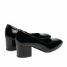 Scarpe eleganti donna 1356 vernice nera