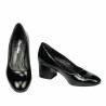 Scarpe eleganti donna 1356 vernice nera