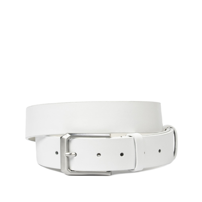 Cintura uomo 15b bianca