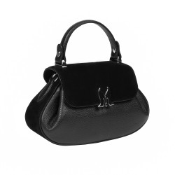 Borsa donna a mano 042g 01 bufo nero+biz nero