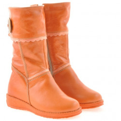 Stivaletti bambini piccoli 25c arancione
