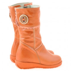 Stivaletti bambini piccoli 25c arancione