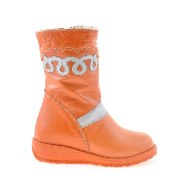 Stivaletti bambini piccoli 23c arancione