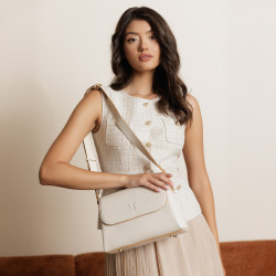 Borsa da donna a tracolla 040g panna lifestyle