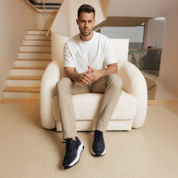 Scarpe casual/sport uomo 986 indaco combinato lifestyle