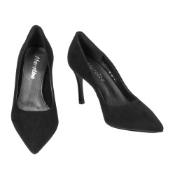 Scarpe eleganti donna 1320 nero velluto
