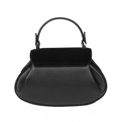 Borsa donna a mano 042g 01 bufo nero+biz nero