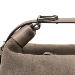 Borsa da donna a mano 037g 01 suede sandstone