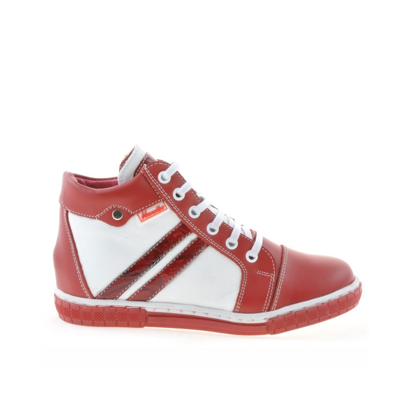 Scarponcini bambini 3213 rosso+bianco