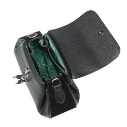 Borsa donna a mano 042g 01 bufo nero+biz nero