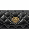Borsa donna a tracolla 048g nappa nera