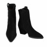 Stivaletti con tacco donna 1411-1 nero velour