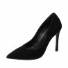 Scarpe eleganti donna 1302 nero velluto