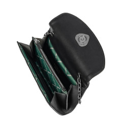 Borsa donna a tracolla 048g 01 nero napa