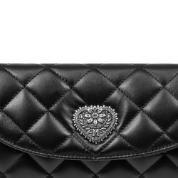 Borsa donna a tracolla 048g 01 nero napa