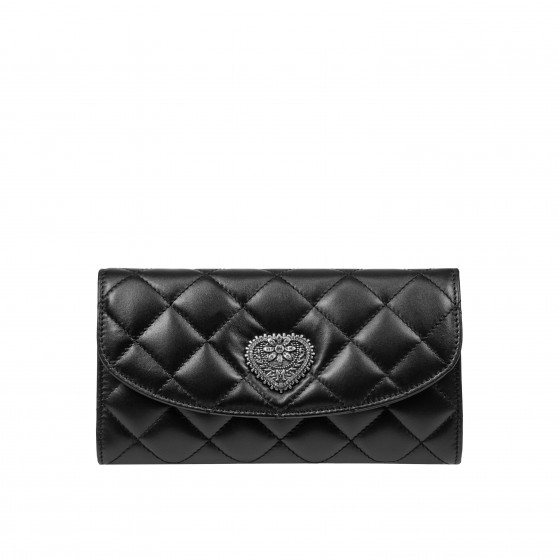 Borsa donna a tracolla 048g 01 nero napa