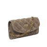 Borsa donna a tracolla 048g suede sandstone