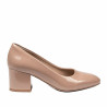 Scarpe eleganti donna 1356 vernice beige