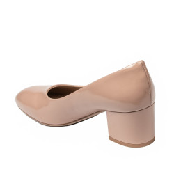 Scarpe eleganti donna 1356 vernice beige