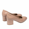 Scarpe eleganti donna 1356 vernice beige
