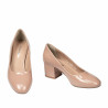 Scarpe eleganti donna 1356 vernice beige